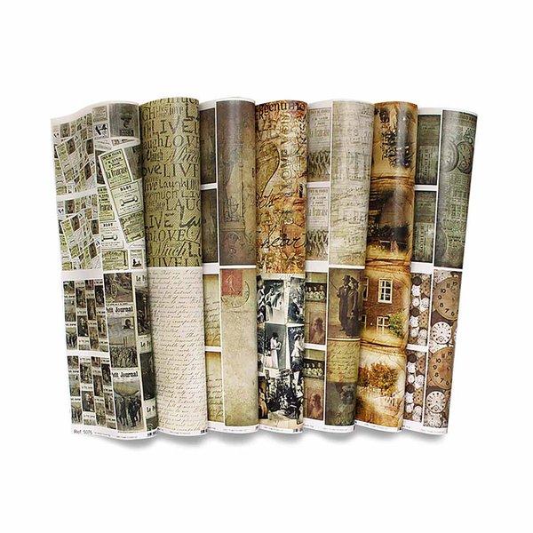 Papel com Estampa Coleção Vintage Paper Ref C26