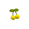 enfeite cereja amarelo ref r171079