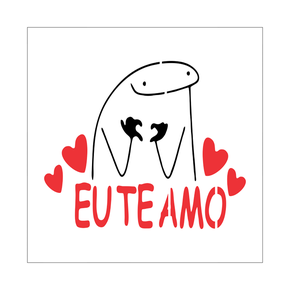 (未使用･未開封品)　Te Amo Te Amo Te Amo lok26k6 Stencil Flork Eu te amo - 14x14 - Ref C664