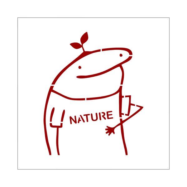 Stencil Flork - 14x14 - Ref C672