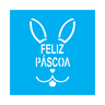 Stencil Feliz Páscoa - 30x30 - Ref 9872