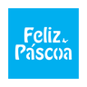 Stencil Feliz Páscoa - 30x30 - Ref 9880