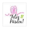 Stencil Feliz Páscoa - 30x30 - Ref 9882