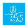 Stencil Feliz Páscoa - 30x30 - Ref 9882