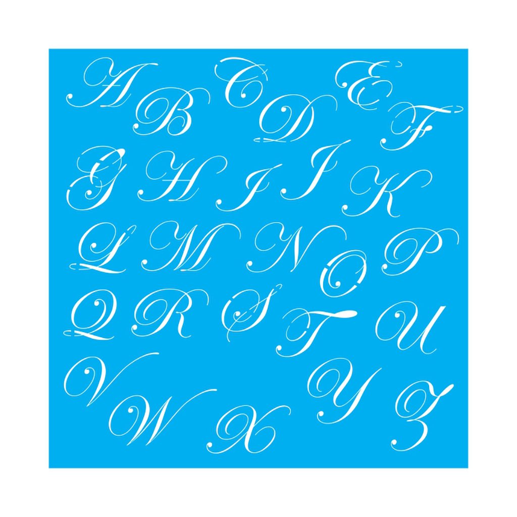 Toga Stencil Per Alfabeto Nougatina – 21x30 Cm, Sagoma Per Lettere E Scritte