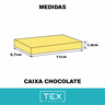 Caixa Chocolate Abacaxi - Kit com 5 un.