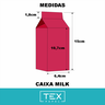 Caixa Milk Cancún - Kit com 5 un