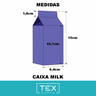Caixa Milk Amsterdam - Kit com 5 un. Ref CM03