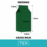 Caixa Milk Card Green - Kit com 5 un