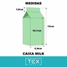 Caixa Milk Limão - Kit com 5 un. Ref CM18