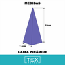 Caixa Pirâmide Amsterdam - Kit com 5 un. Ref CP03