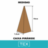 Caixa Pirâmide Kraft 300g - Kit com 5 un