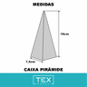 Caixa Pirâmide Estampa - Kit com 5 un