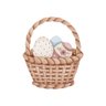 Aplique Cesta Páscoa MDF Ref FP04