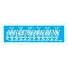 Stencil Barrado - 8,5x30 - Ref 7019