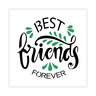 Stencil Best friends forever - 14x14 - Ref C215