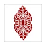 Stencil Arabesco - 30x30 - Ref D318