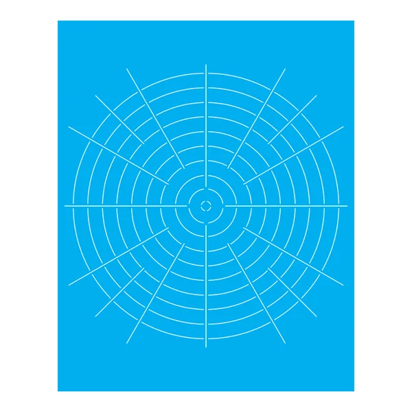 Stencil Mandala Linhas - 20x25 - Ref 9448