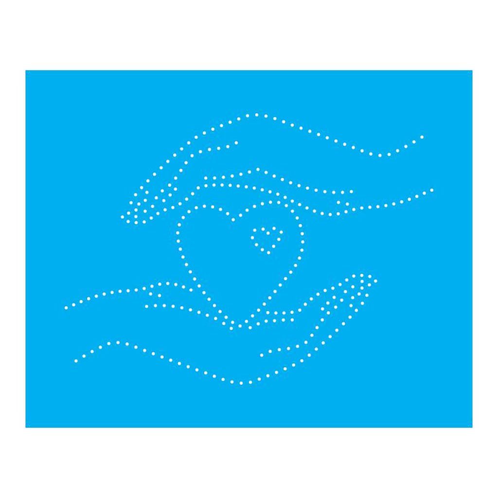 Stencil Pontilhado Amor - 20x25 - Ref B1169