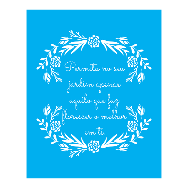 工芸品 mokadeco25 Stencil Florescer - 20x25 - Ref B1332