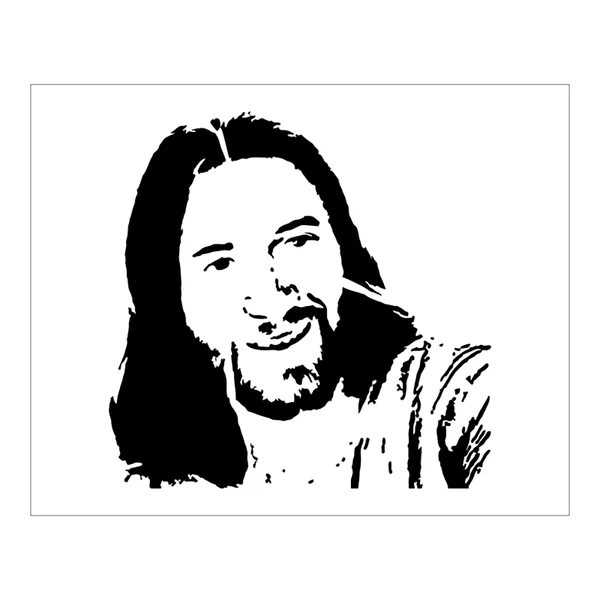 Stencil Jesus - 20x25 - Ref B431