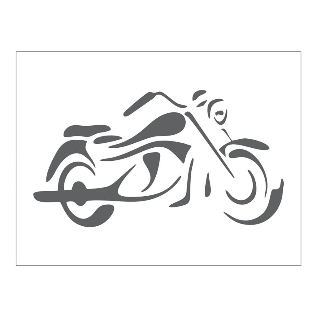 Stencil Motocicleta - 15x20 - Ref 8656