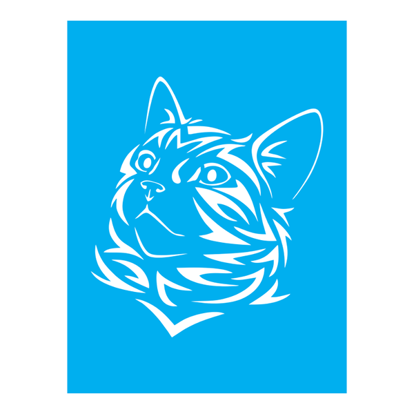 Stencil Gato - 15x20 - Ref 8959