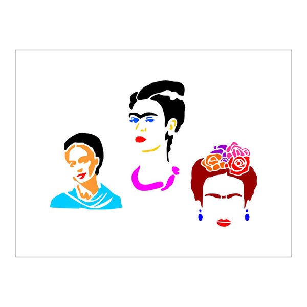 Acquista Frida Kahlo - Thin Line Art Poster Qui - Foto 6