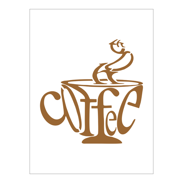 Kit Stencil 10 unid - Café - Ref 47