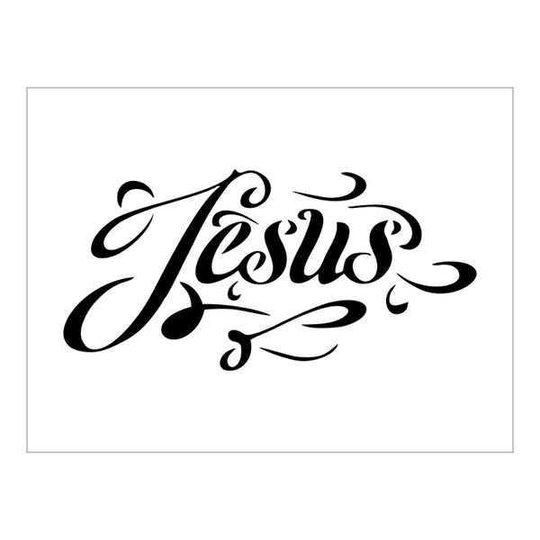 Stencil Jesus - 15x20 - Ref A2580