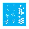 Stencil Abelhas - 10x10 - Ref G334