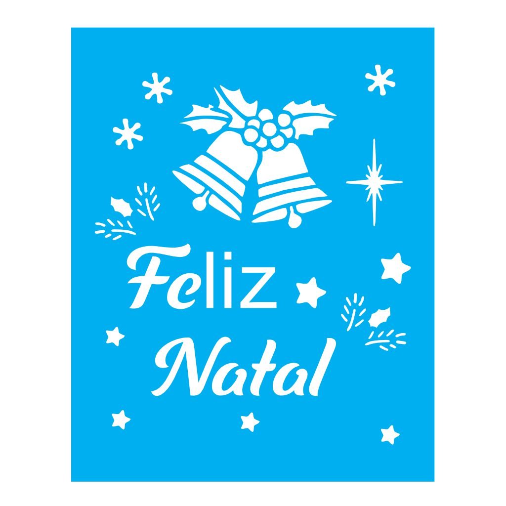 Stencil Natal - 20x25 - Ref B1527